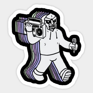 Mf Doom <> Graphic Design Sticker